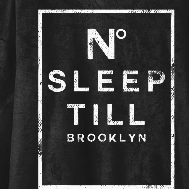 Designer No Sleep Til Brooklyn Ladies Hooded Wearable Blanket