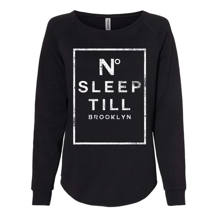 Designer No Sleep Til Brooklyn Ladies Womens California Wash Sweatshirt