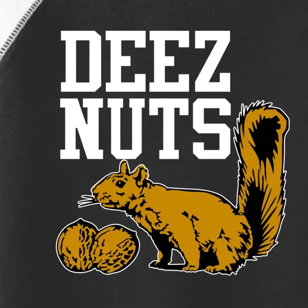 Deez Nuts Squirrel Toddler Fine Jersey T-Shirt