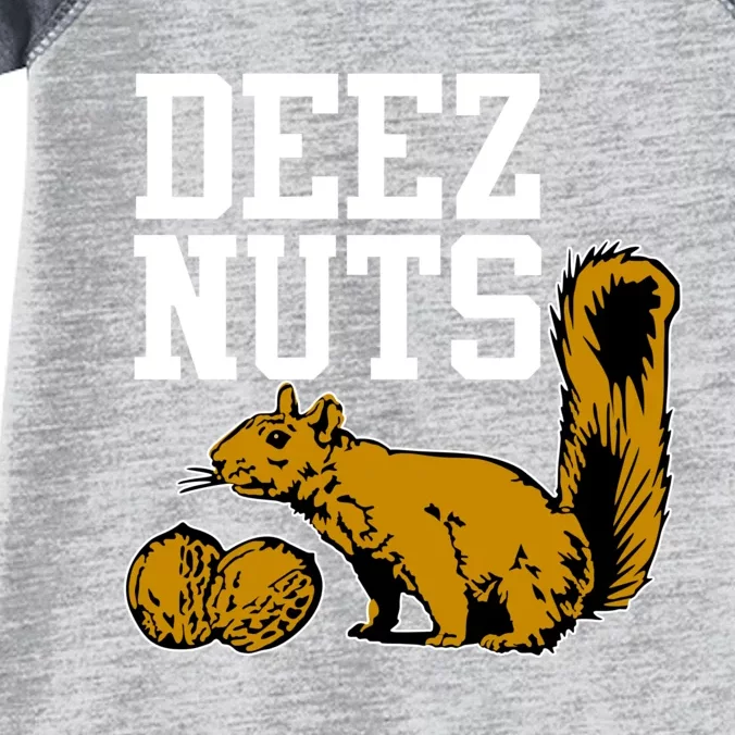 Deez Nuts Squirrel Infant Baby Jersey Bodysuit