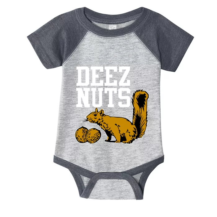 Deez Nuts Squirrel Infant Baby Jersey Bodysuit