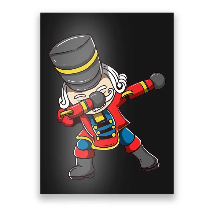 Dabbing Nutcracker Squad Matching Christmas Poster