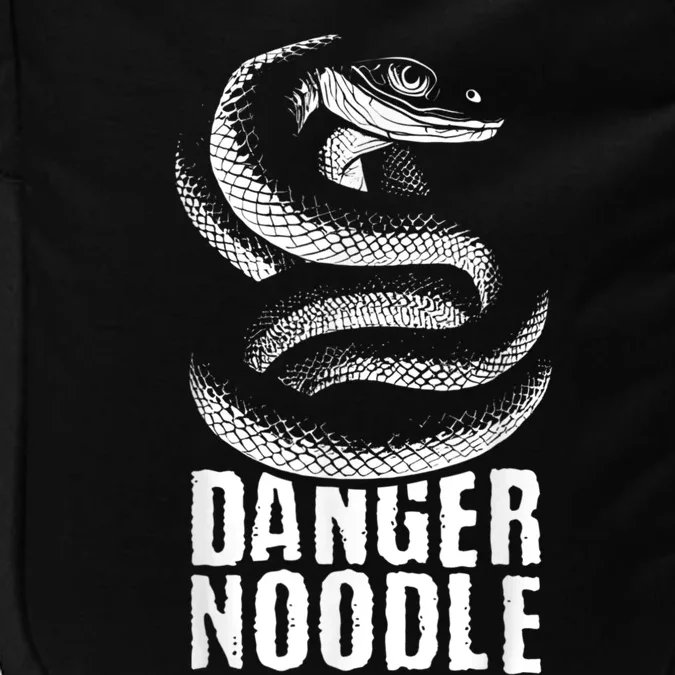 Danger Noodle Snake Reptile Lover Zoo Zookeeper Zoologist Impact Tech Backpack