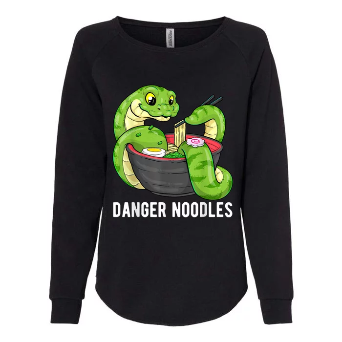 Danger Noodles Snake Ramen Noodle Rattlesnake Womens California Wash Sweatshirt