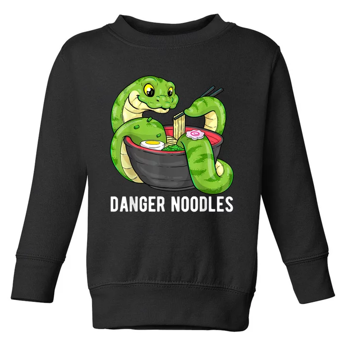 Danger Noodles Snake Ramen Noodle Rattlesnake Toddler Sweatshirt