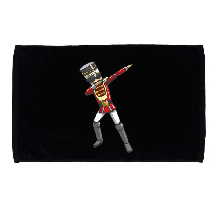 Dabbing Nutcracker Soldier Toy Christmas Dab Dance Microfiber Hand Towel