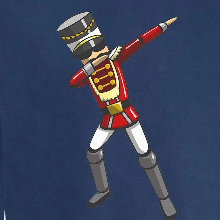 Dabbing Nutcracker Soldier Toy Christmas Dab Dance Garment-Dyed Sweatshirt