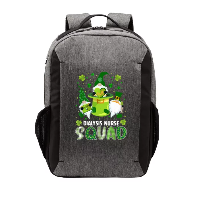 Dialysis Nurse Squad Nursing St Patrick Day Gnomes Irish Gift Vector Backpack