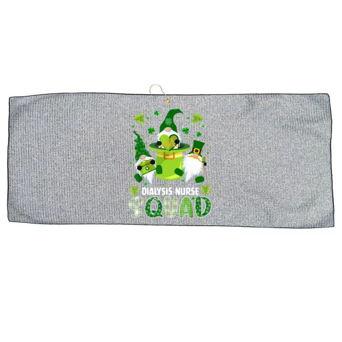 Dialysis Nurse Squad Nursing St Patrick Day Gnomes Irish Gift Large Microfiber Waffle Golf Towel