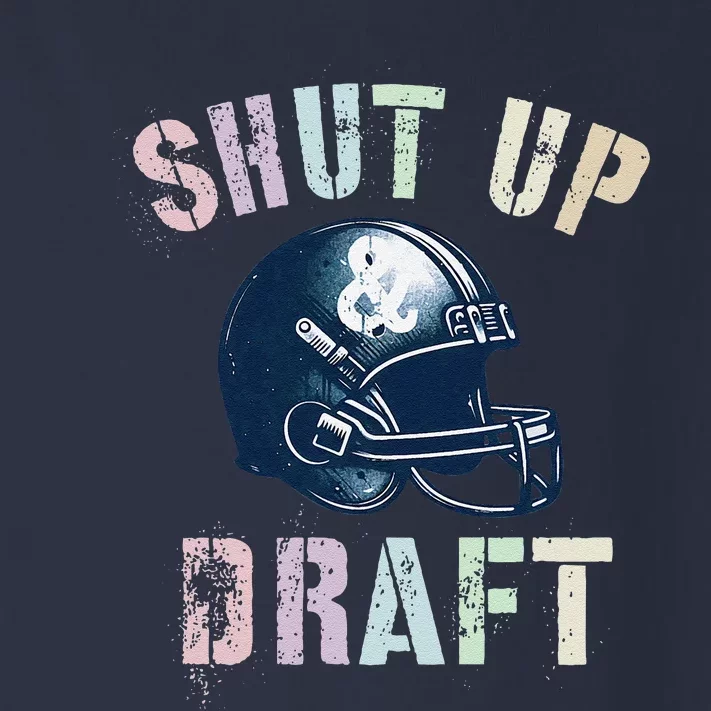 Draft Night Shut Up & Draft Fantasy Football Genius Newbie Toddler Long Sleeve Shirt