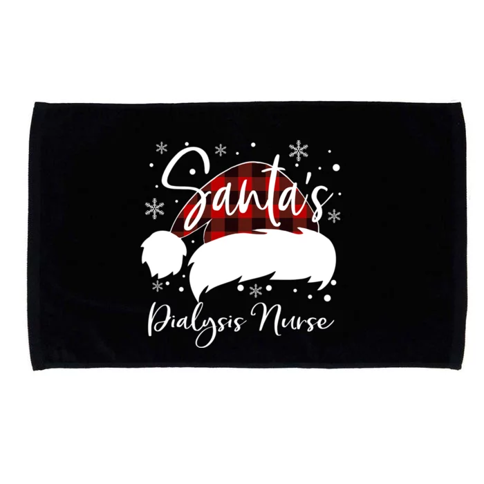 Dialysis Nurse Santas Favorite Nurse Dialysis Nurse Elf Fun Great Gift Microfiber Hand Towel