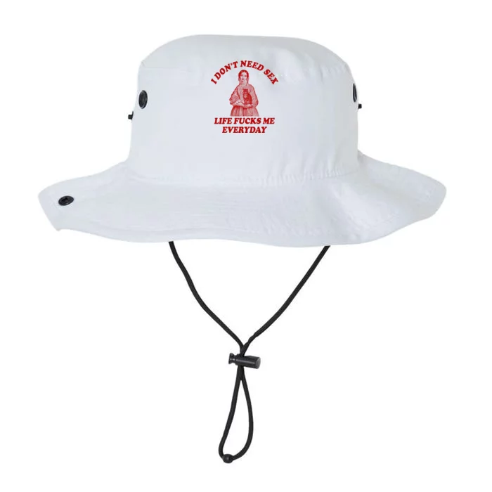 Dont Need Sex Life F Me Every Day Retro Offensive Humor Legacy Cool Fit Booney Bucket Hat