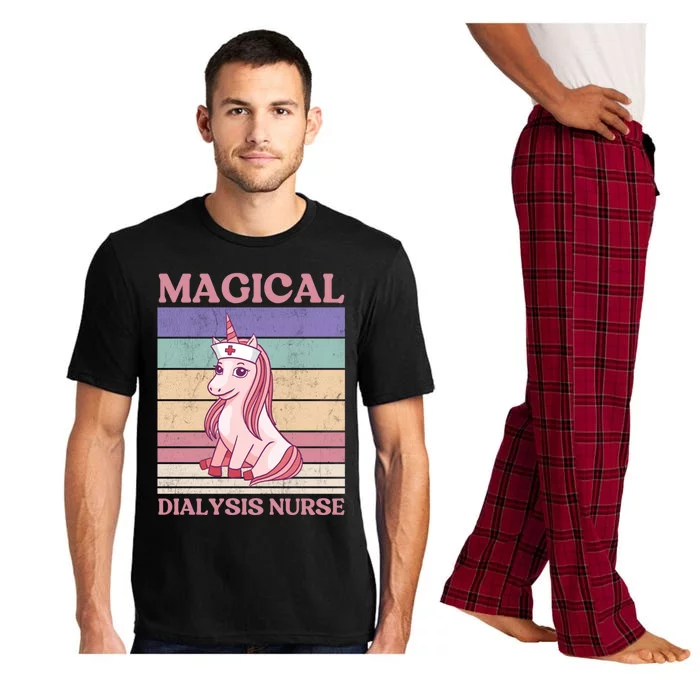 Dialysis Nurse Unicorn Magical Dialysis Nurse Funny Gift Pajama Set