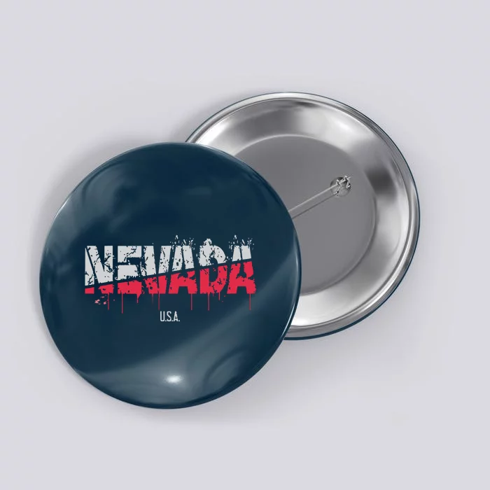 Distressed Nevada Usa Button