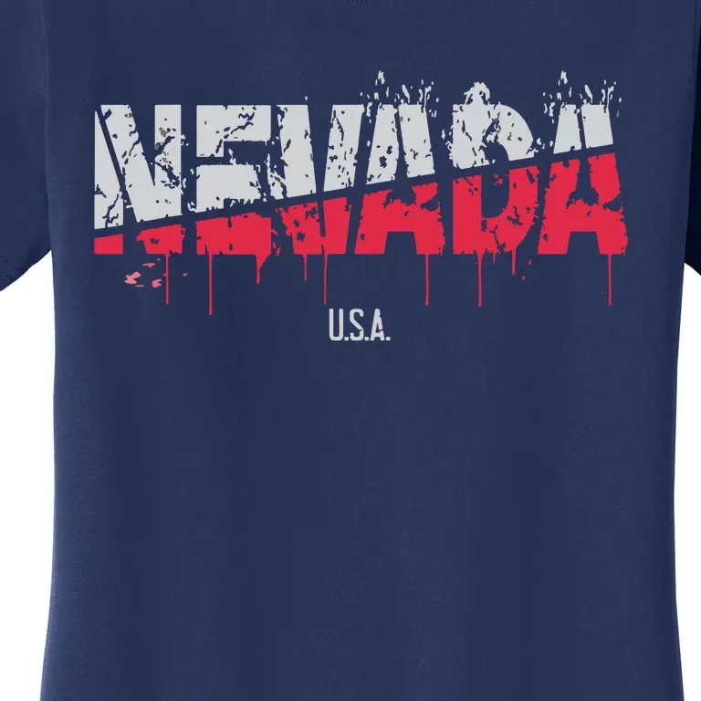 Distressed Nevada Usa Women's T-Shirt