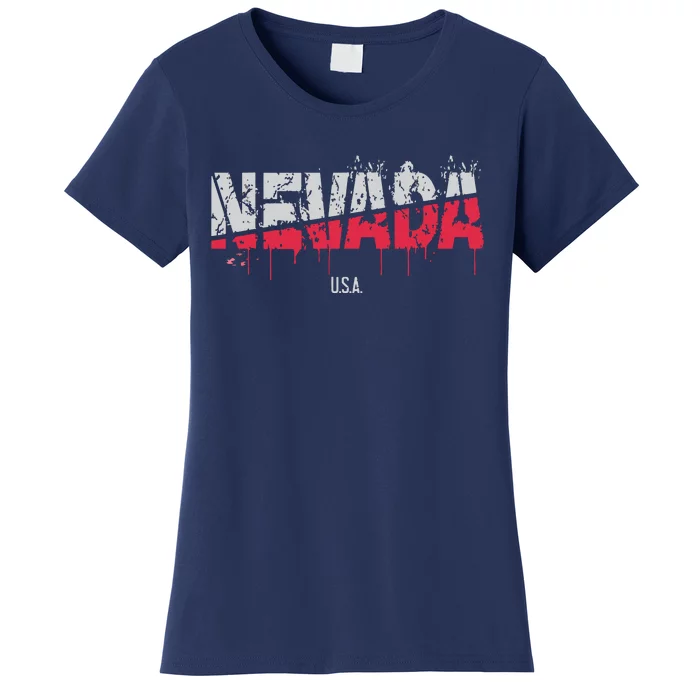 Distressed Nevada Usa Women's T-Shirt