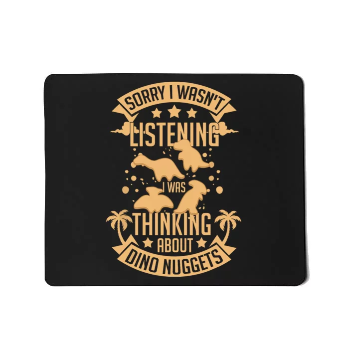 Dinosaur Nugs Veggie Funny Mousepad