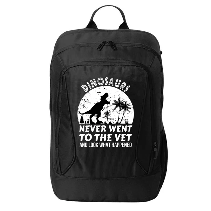 DINOSAURS NEVER WENT TO THE VET City Backpack