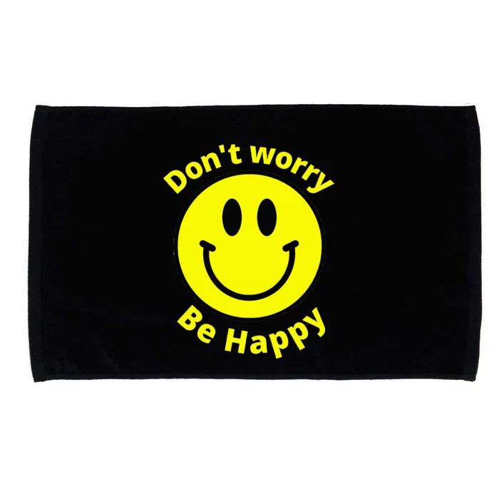 Do Not Worry Be Happy! Sunshine Cute Happiness Face Microfiber Hand Towel