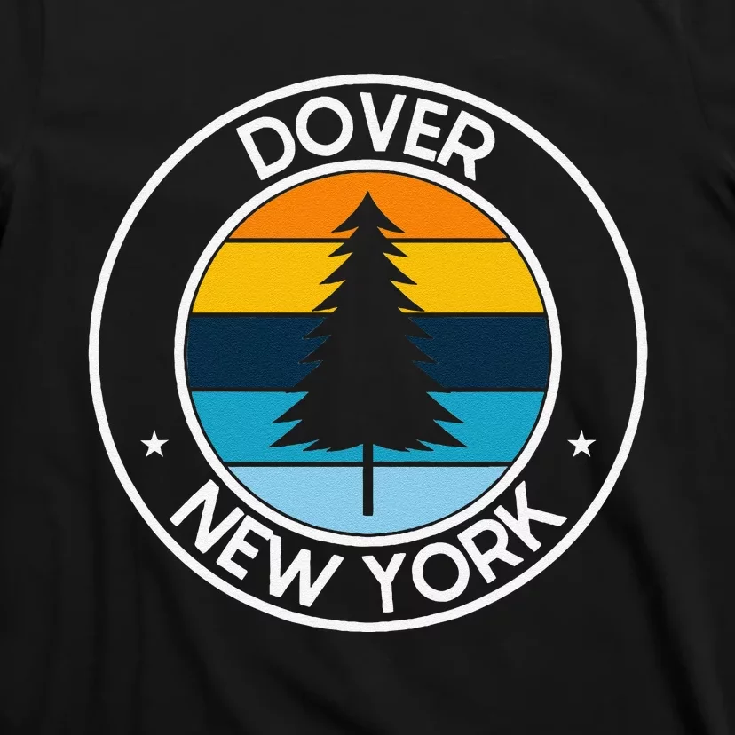 Dover New York Ny Usa City Pride Retro Sunset T-Shirt