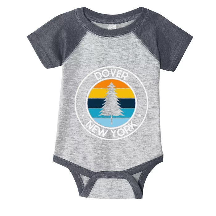 Dover New York Ny Usa City Pride Retro Sunset Infant Baby Jersey Bodysuit