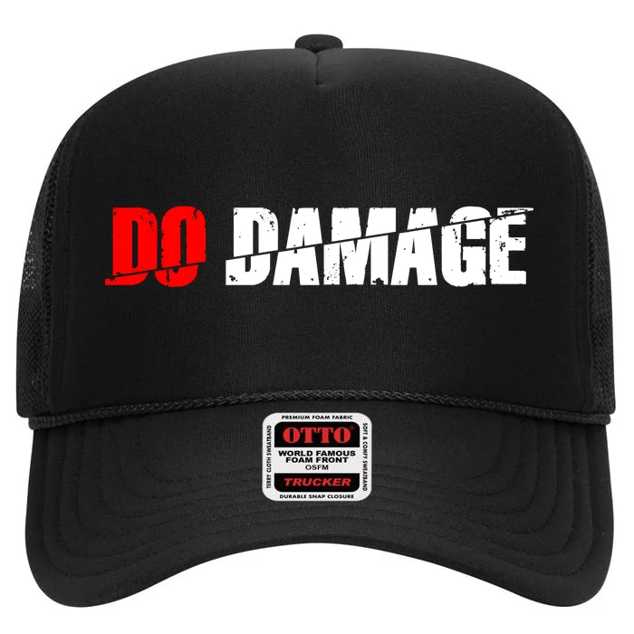 Do Damage Baseball High Crown Mesh Trucker Hat