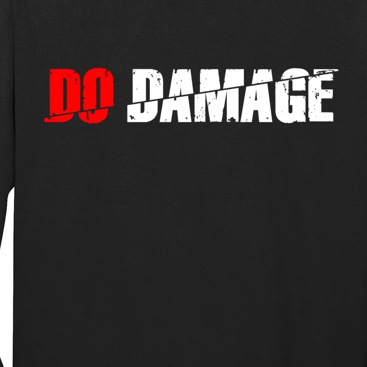 Do Damage Baseball Long Sleeve Shirt
