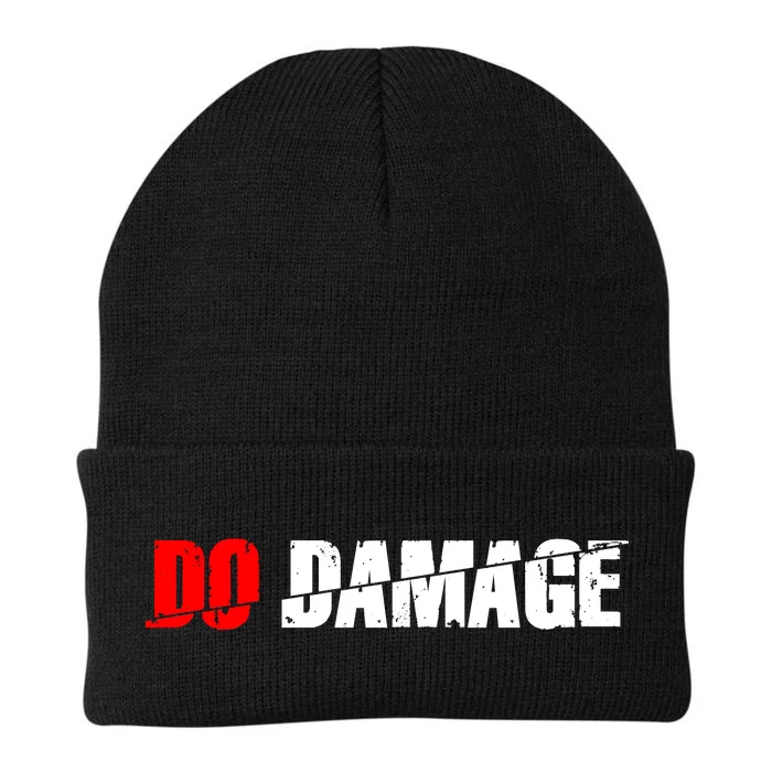 Do Damage Baseball Knit Cap Winter Beanie