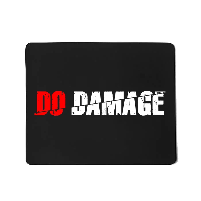 Do Damage Baseball Mousepad