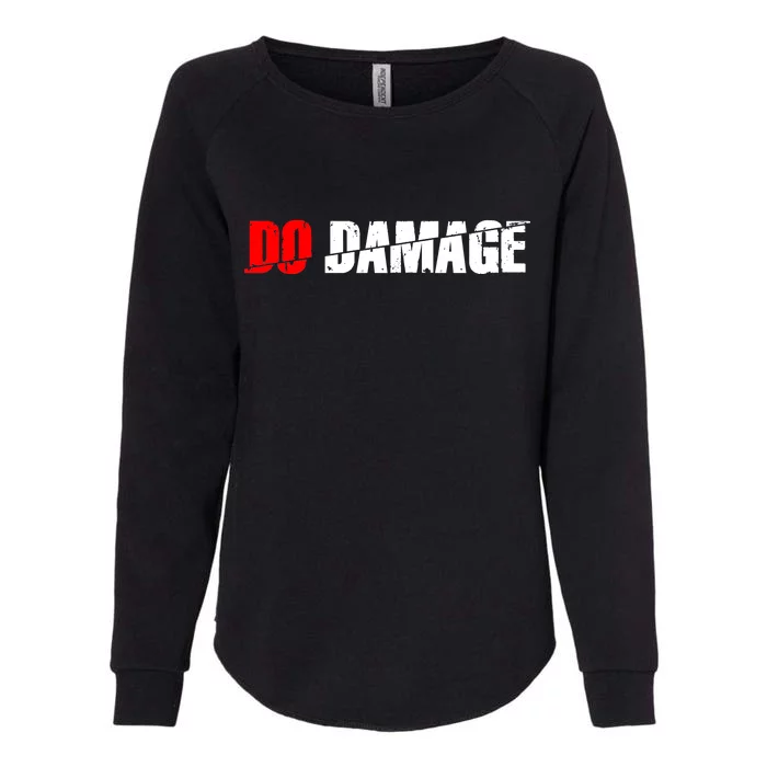 Do Damage Baseball Womens California Wash Sweatshirt