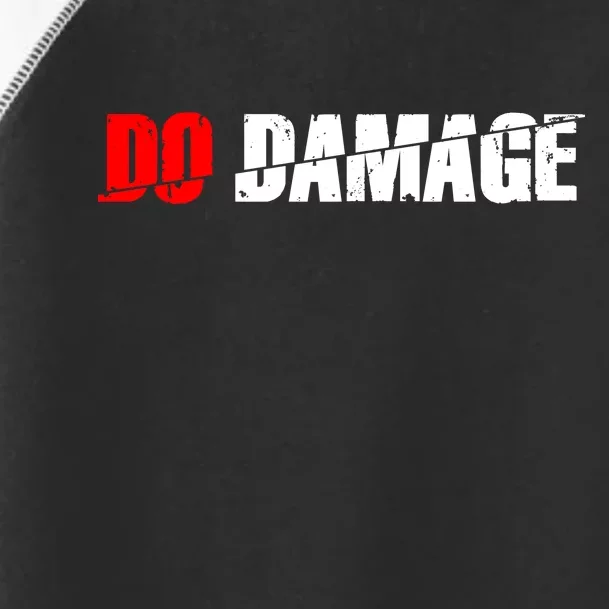 Do Damage Baseball Toddler Fine Jersey T-Shirt