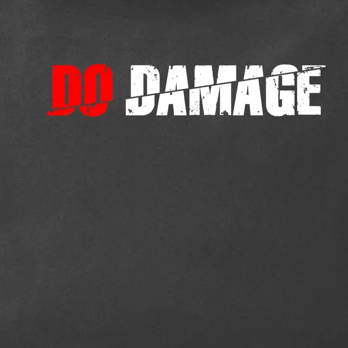 Do Damage Baseball Zip Tote Bag