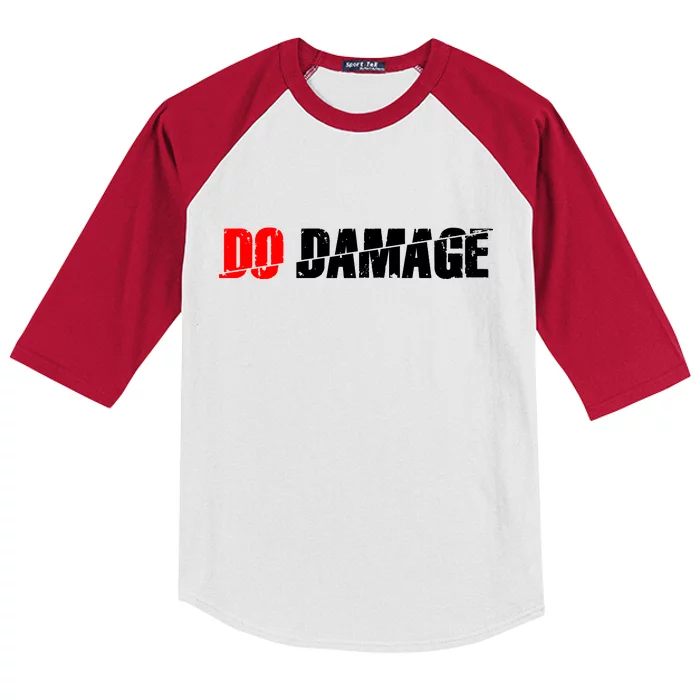 Do Damage Baseball Kids Colorblock Raglan Jersey