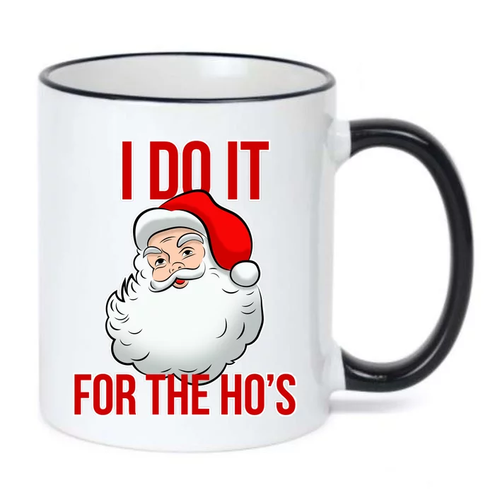 Do It For the Ho's X-mas Santa Black Color Changing Mug