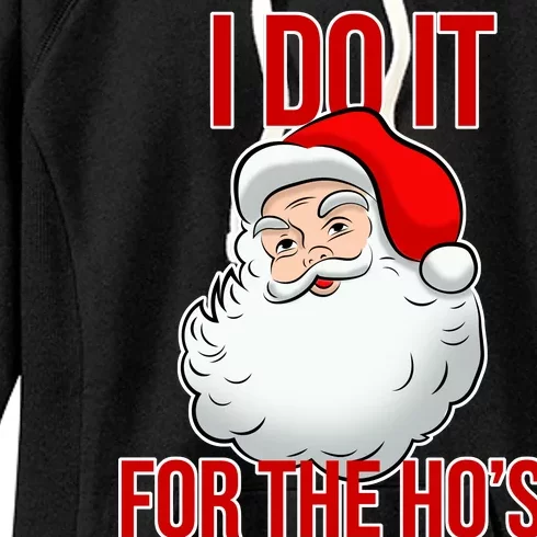 Do It For the Ho's X-mas Santa Women's Fleece Hoodie