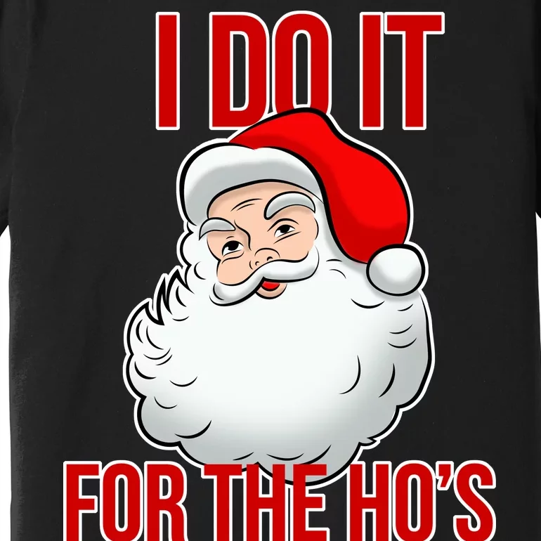 Do It For the Ho's X-mas Santa Premium T-Shirt