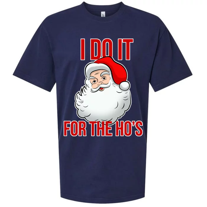 Do It For the Ho's X-mas Santa Sueded Cloud Jersey T-Shirt