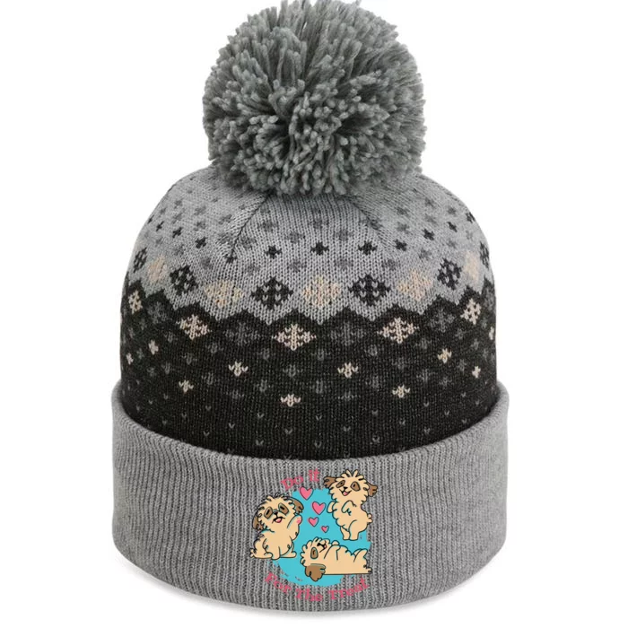 Do It For The Treat Cute Dogs The Baniff Cuffed Pom Beanie