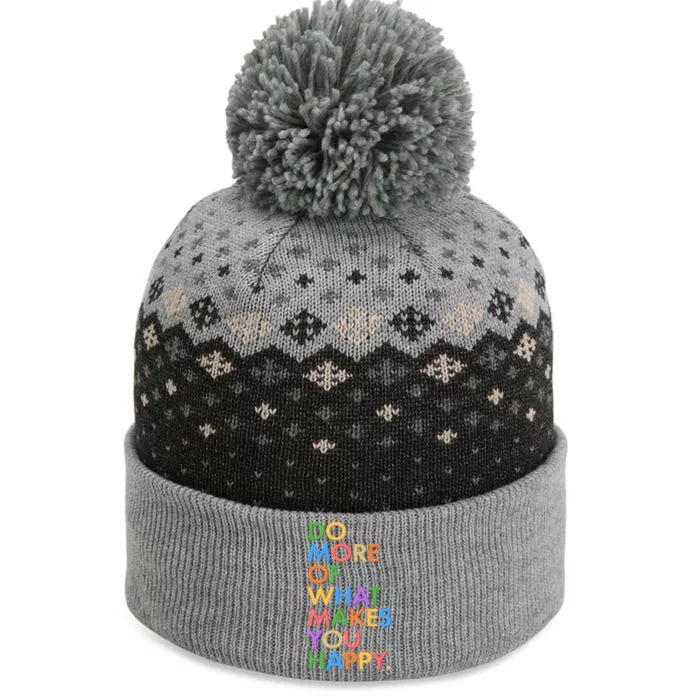 Do More of What Makes You Happy The Baniff Cuffed Pom Beanie