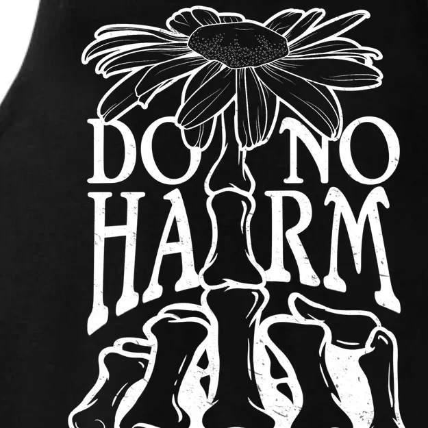 Do No Harm But Take No Shit Ladies Tri-Blend Wicking Tank