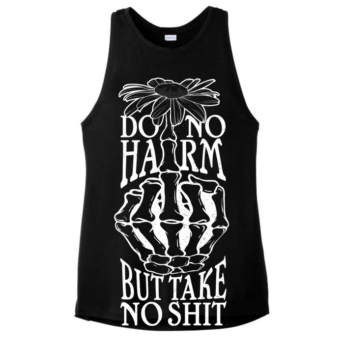 Do No Harm But Take No Shit Ladies Tri-Blend Wicking Tank