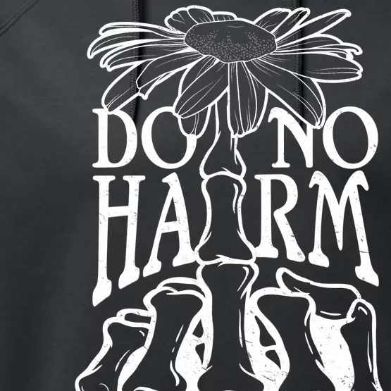 Do No Harm But Take No Shit Performance Fleece Hoodie