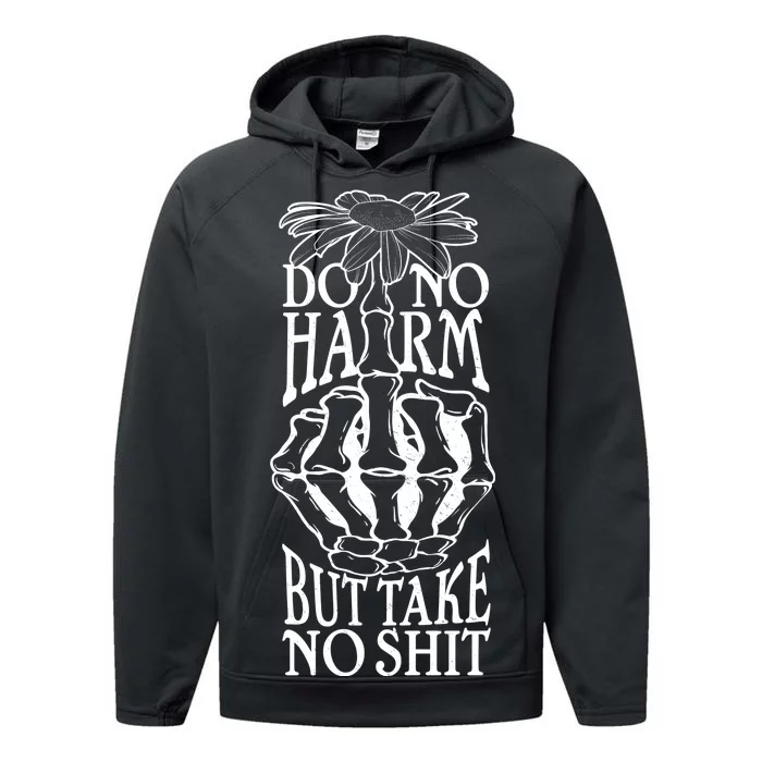 Do No Harm But Take No Shit Performance Fleece Hoodie