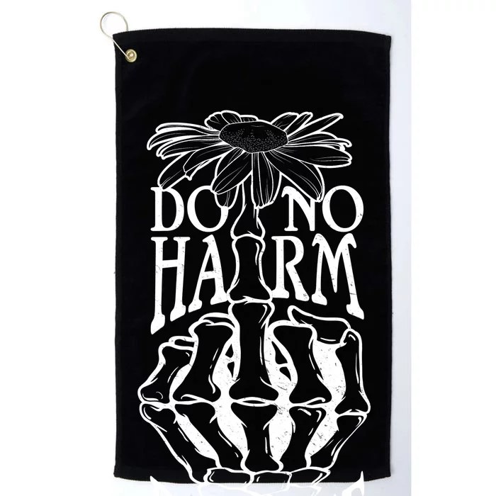 Do No Harm But Take No Shit Platinum Collection Golf Towel