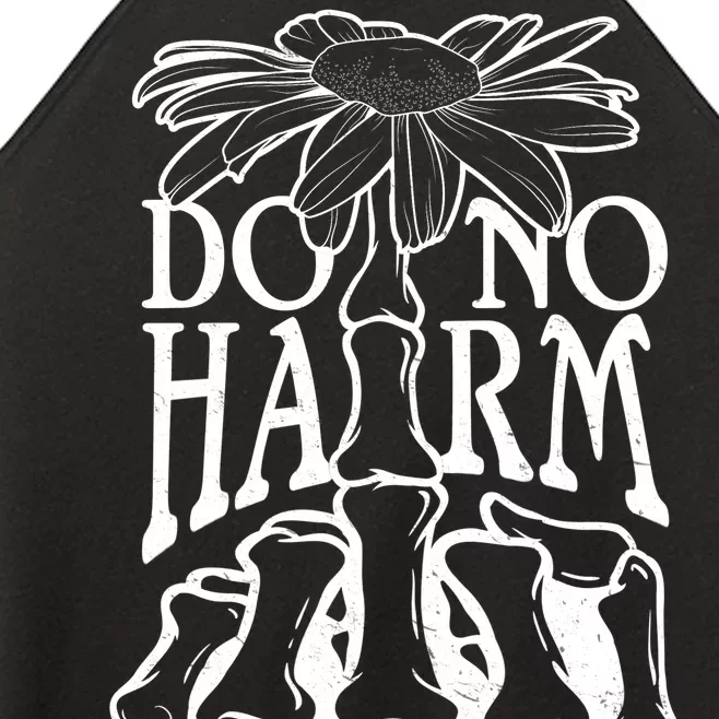 Do No Harm But Take No Shit Women’s Perfect Tri Rocker Tank