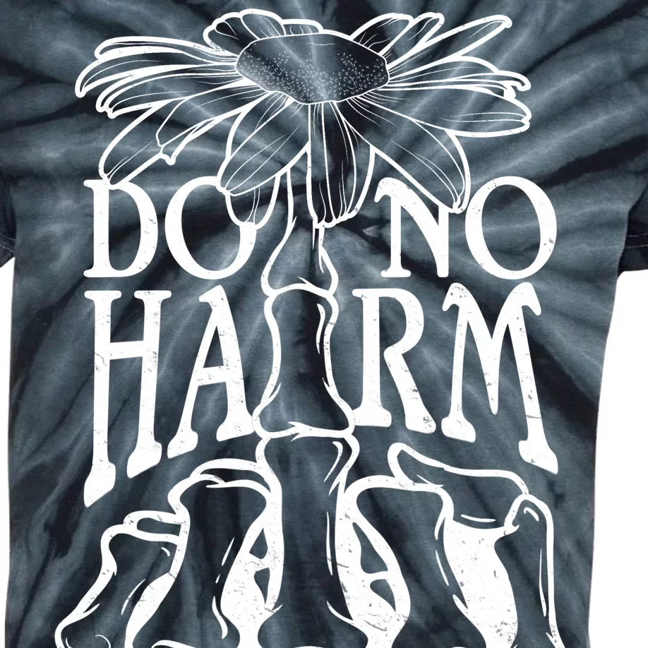 Do No Harm But Take No Shit Kids Tie-Dye T-Shirt