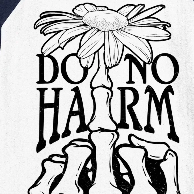 Do No Harm But Take No Shit Baseball Sleeve Shirt