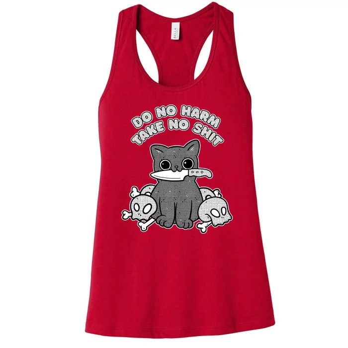 Do No Harm Take No Shit Women's Racerback Tank