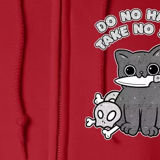 Do No Harm Take No Shit Full Zip Hoodie