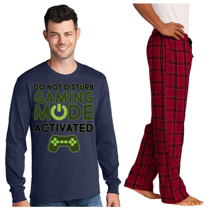 Do Not Disturb Gaming Mode Activated Long Sleeve Pajama Set